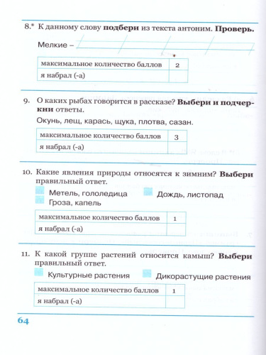Комплексная итоговая работа. 2 класс. Вариант 1. Тетрадь 1. Тетрадь 2. (комплект)