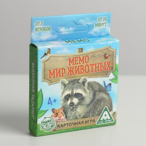 Игра Мемо Мир животных