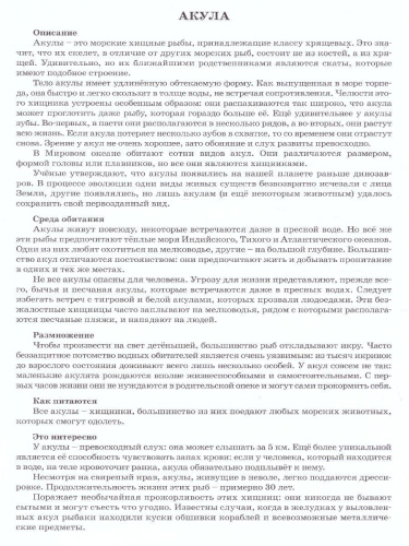 Дидактический материал "Обитатели океанов"