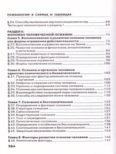 Психология в схемах и таблицах: учебное пособие