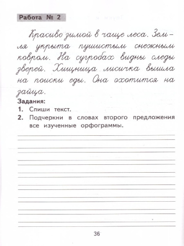 Русский язык 2 класс. Контрольное списывание с разноуровневыми заданиями. К учебнику Канакиной