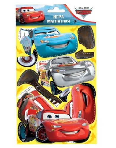 Магнитная игра Тачки - Молния Маккуин с маркировкой Disney/Pixar