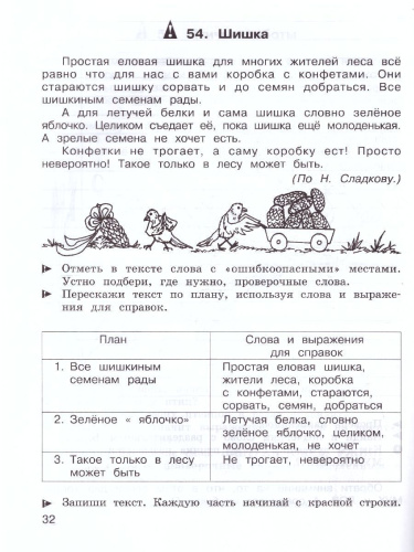 Учимся писать изложение и сочинение. Рабочая тетрадь 2 класс. Часть 2. ФГОС