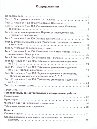 КИМ Математика 2 кл. НОВЫЙ ФГОС (Вако)