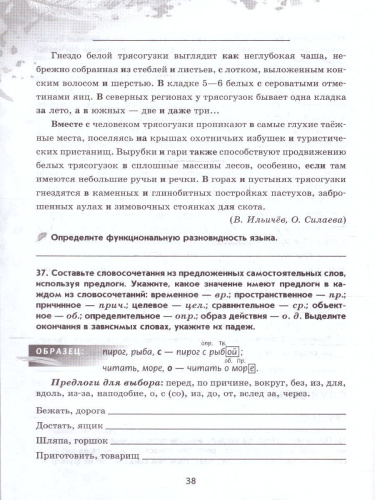 Русский язык 7 класс. Рабочая тетрадь в 2-х частях. Часть 2. (ФП2022)