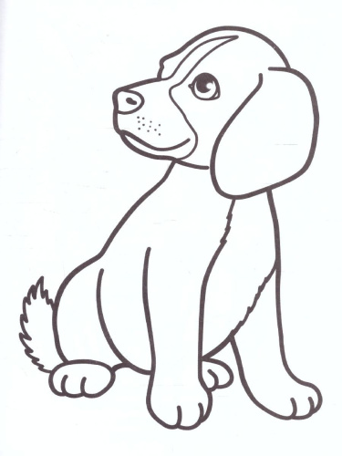 Раскраска Малышок "Домашние животные"