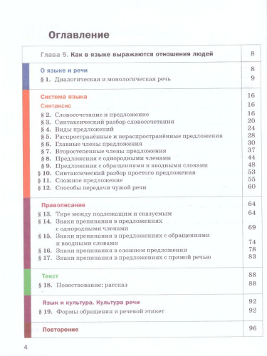 Русский язык 5 класс. Учебник. В 2-х частях. Часть 2. ФГОС
