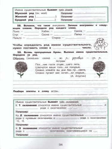 Русский язык 4 класс. Учимся в школе и дома. Учебник