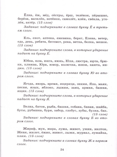 Русский язык 1 класс Диктанты К учебнику В. П. Канакиной