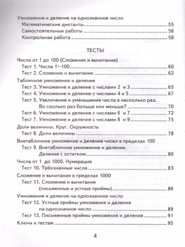 Математика 3 класс. Итоговая аттестация. Контрольные измерительные материалы. ФГОС