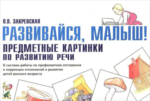 Развивайся, малыш! Предметные картинки по развитию речи