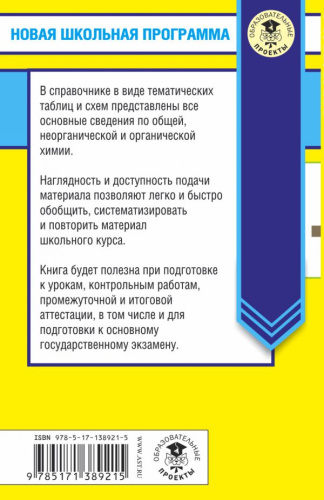 ОГЭ. Химия в таблицах и схемах