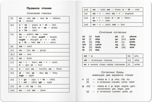 Тетрадь для записи английских слов в начальной школе "Мишка"