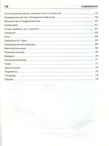 Правила по математике