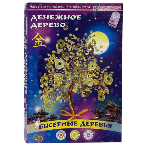 Набор для изготовления бисерного дерева "Денежное дерево"