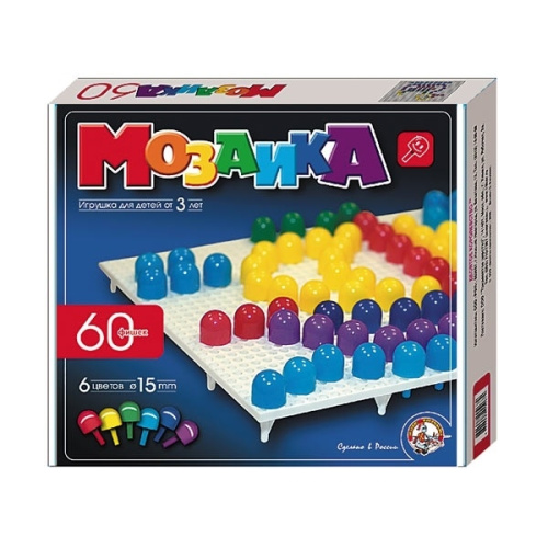 Мозаика d15/6 цв/60 эл/1 поле