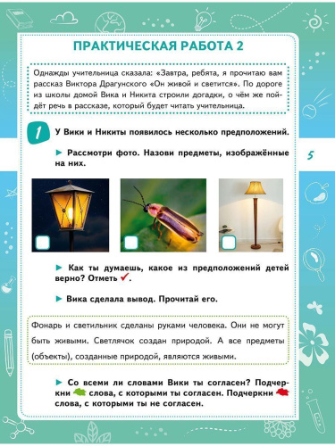 Естественно-научная грамотность. Практикум для школьников. 1 класс. Учение с увлечением