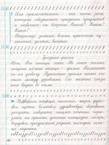 Тренажер по чистописанию 2 класс. Учимся писать грамотно