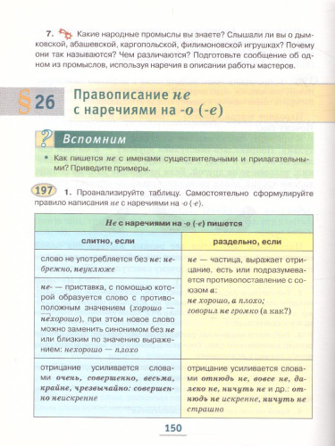 Русский язык 6 класс. Учебник в 2-х частях. Часть 2
