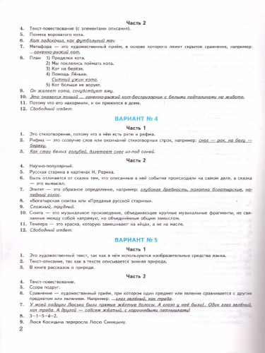 ВПР. Литературное чтение. Практикум за курс начальной школы. 10 вариантов. ФГОС