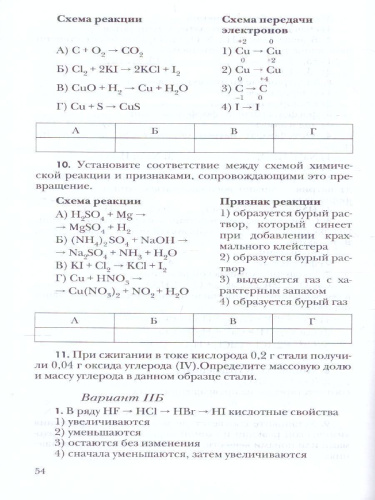 Химия 9 класс. Проверочные и контрольные работы. ФГОС