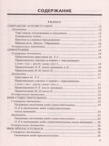 Русский язык 5, 6, 7, 8, 9 класс. Диктанты. ФГОС
