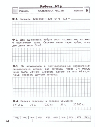 Математика 4 класс. Контрольные и диагностические работы. ФГОС