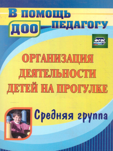 Организация деятельности детей на прогулке: средняя группа