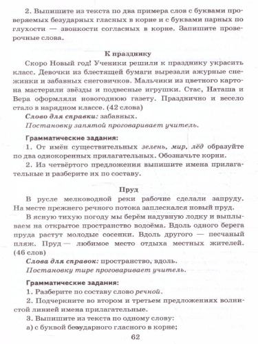 Русский язык 2 класс. Диктанты (к новому ФПУ). ФГОС