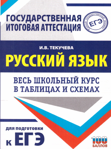 ЕГЭ. Русский язык. Весь школьный курс в таблицах и схемах