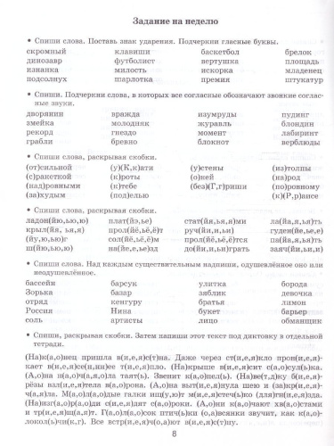 Русский язык 2 класс. Задания для повторения и закрепления учебного материала