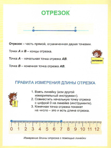Математика: единицы измерения длины, соотношение единиц. Раскладной плакат из 9 секций