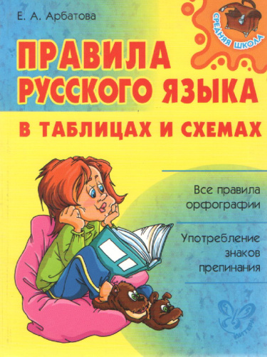 Правила Русского языка в таблицах и схемах