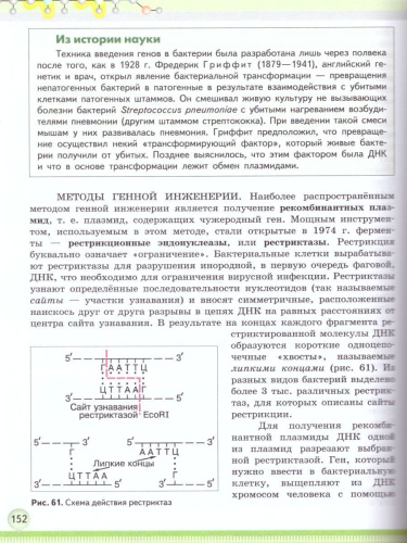 Биология 10 класс. Углублённый уровень. Учебное пособие. В 2-х частях. Часть 1