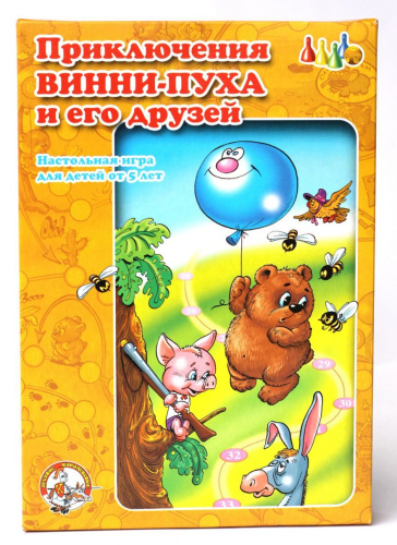 Игра настольная Ходилка Приключения Винни-Пуха и его друзей