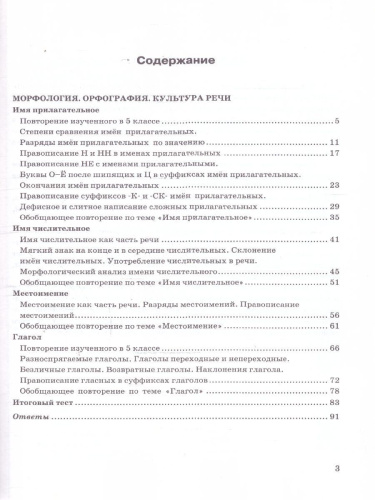 Русский язык 6 класс. Тесты. Часть 2. К новому учебнику. ФГОС Новый