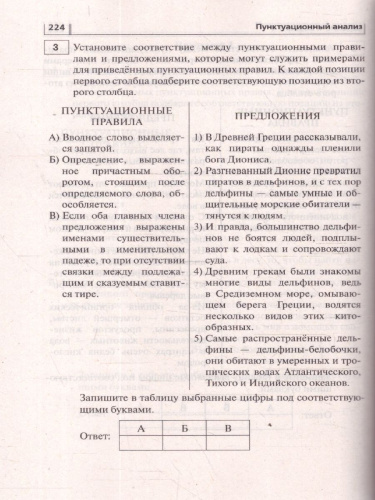 ОГЭ-2026 Русский язык 9 класс. Тематический тренинг