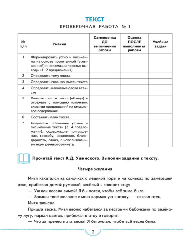 Тематические проверочные работы. Русский язык. 3 класс