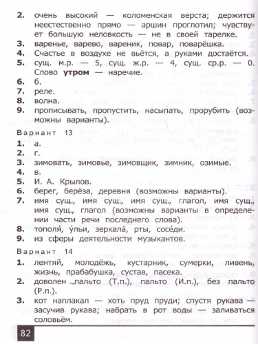 Олимпиады по русскому языку 4 класс. ФГОС