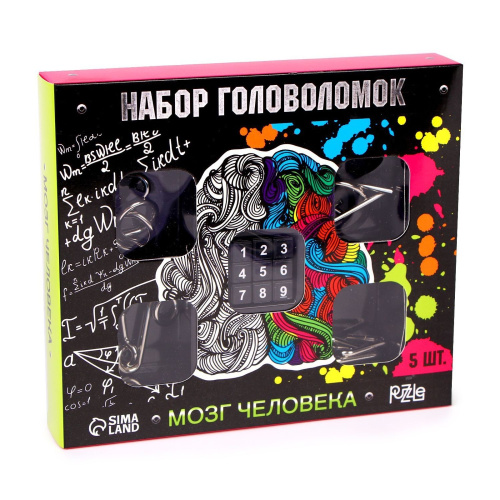Металлические головоломки "Мозг человека"