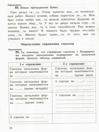 Учусь писать без ошибок 4 класс. Рабочая тетрадь. ФГОС