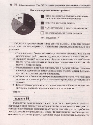 ОГЭ и ЕГЭ-2023. Обществознание. Задания с графиками, диаграммами и таблицами