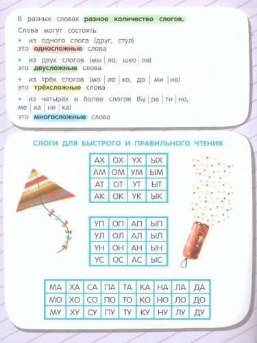 Чтение тетрадь-шпаргалка
