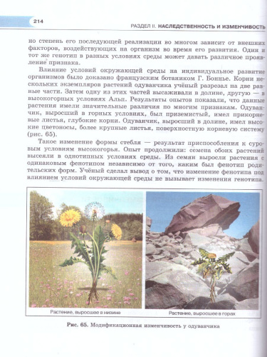 Биология 10-11 класс. Базовый уровень. Учебник