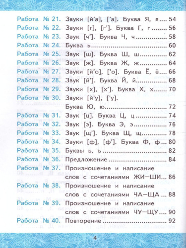 Обучение грамоте 1 класс. Зачетные работы. ФГОС НОВЫЙ