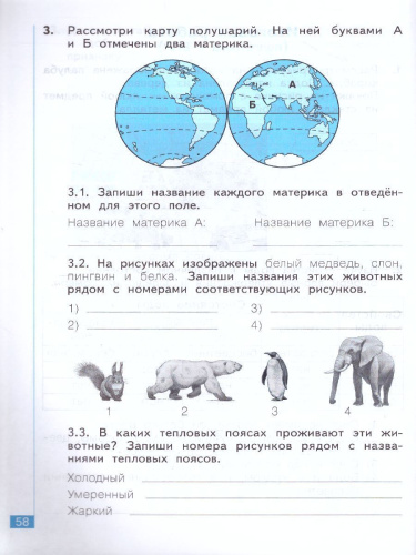 Окружающий мир 2 класс. Тематический и итоговый контроль. Рабочая тетрадь