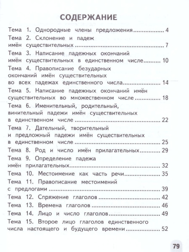Русский язык 4 класс. Разноуровневые задания