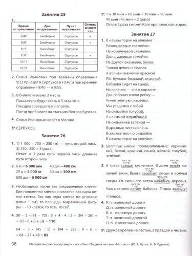 Задания на лето за курс 4 класса. 50 занятий. ФГОС НОО