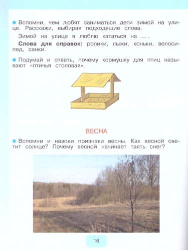 Мир природы и человека 2 класс. Рабочая тетрадь (для обучающихся с интеллектуальными нарушениями)