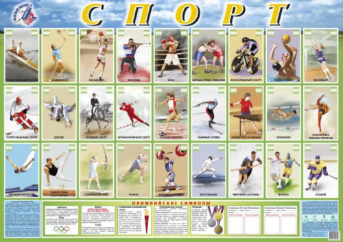 Плакат "Спорт"